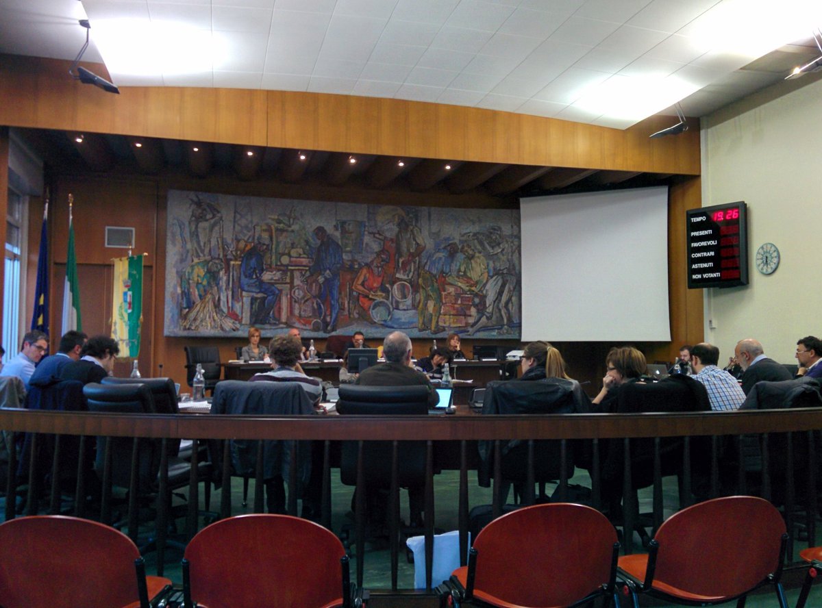 Una foto della sala #opendalmine https://t.co/kc3ATnRYbH